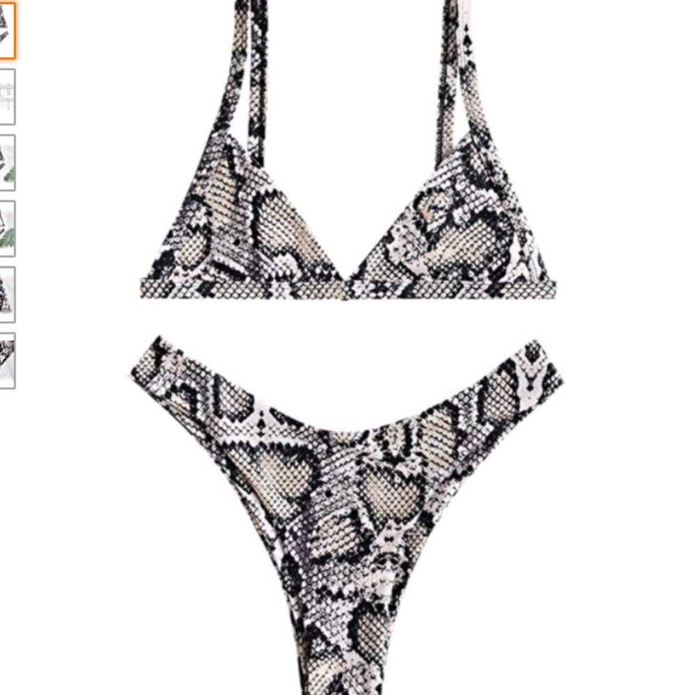 Snakeskin TOP AND BOTTOM - Medium